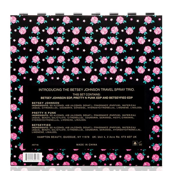 Betsy Johnson Travel Spray Trio 3pc Gift Set 🆕📦🏃💨⚡🚚 - Picture 12 of 14